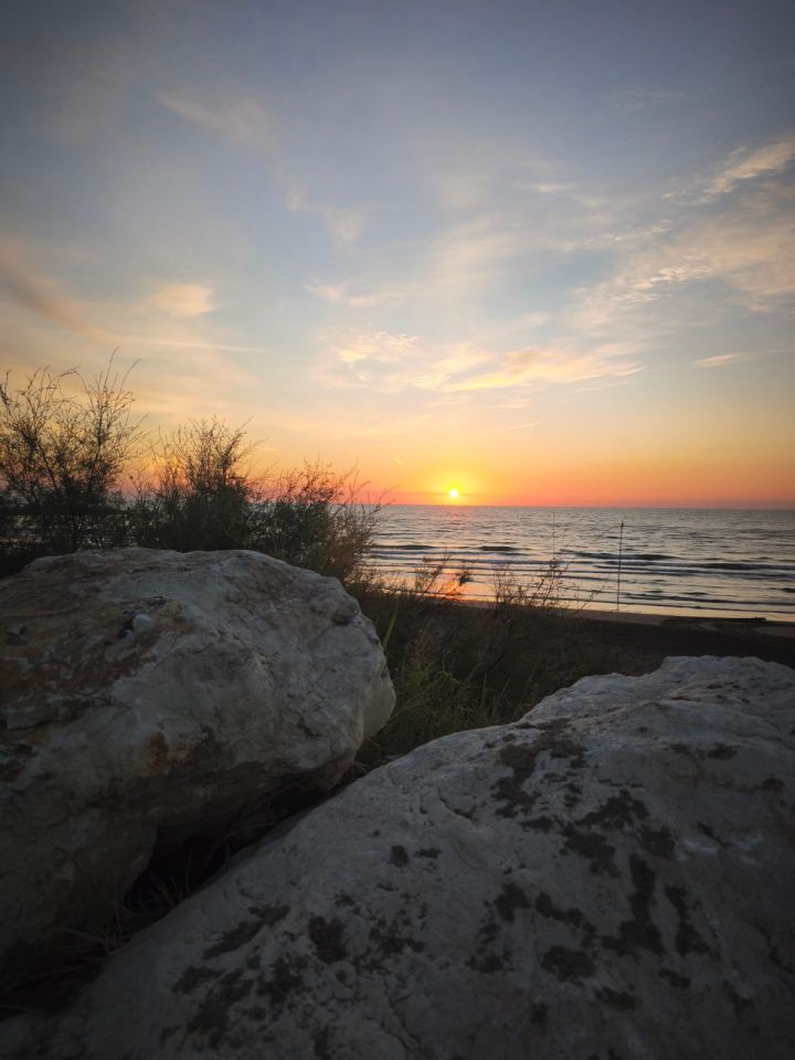 Sonnenaufgang am Strand · 2